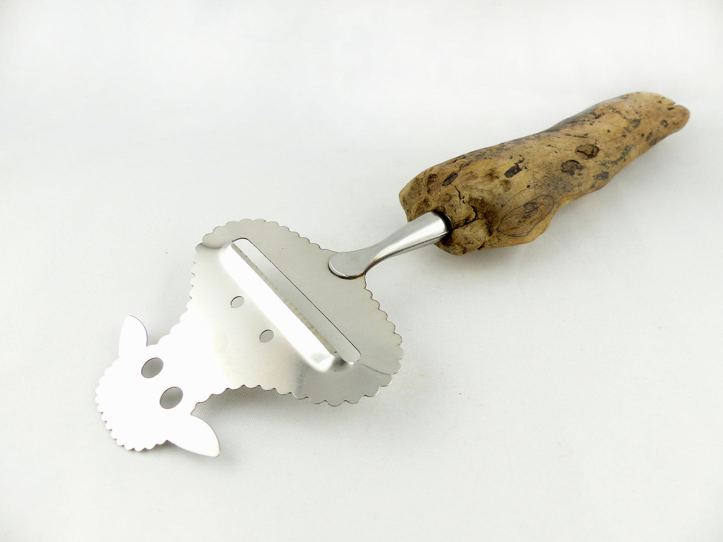 CHEESE SLICER 'Sheep Suzie' with DRIFTWOOD handle, sheep cutlery, handcrafted by StoneSoftArt