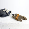 BOTTLE OPENER 'Cow Conny' with DRIFTWOOD handle, cow cutlery, handcrafted by StoneSoftArt