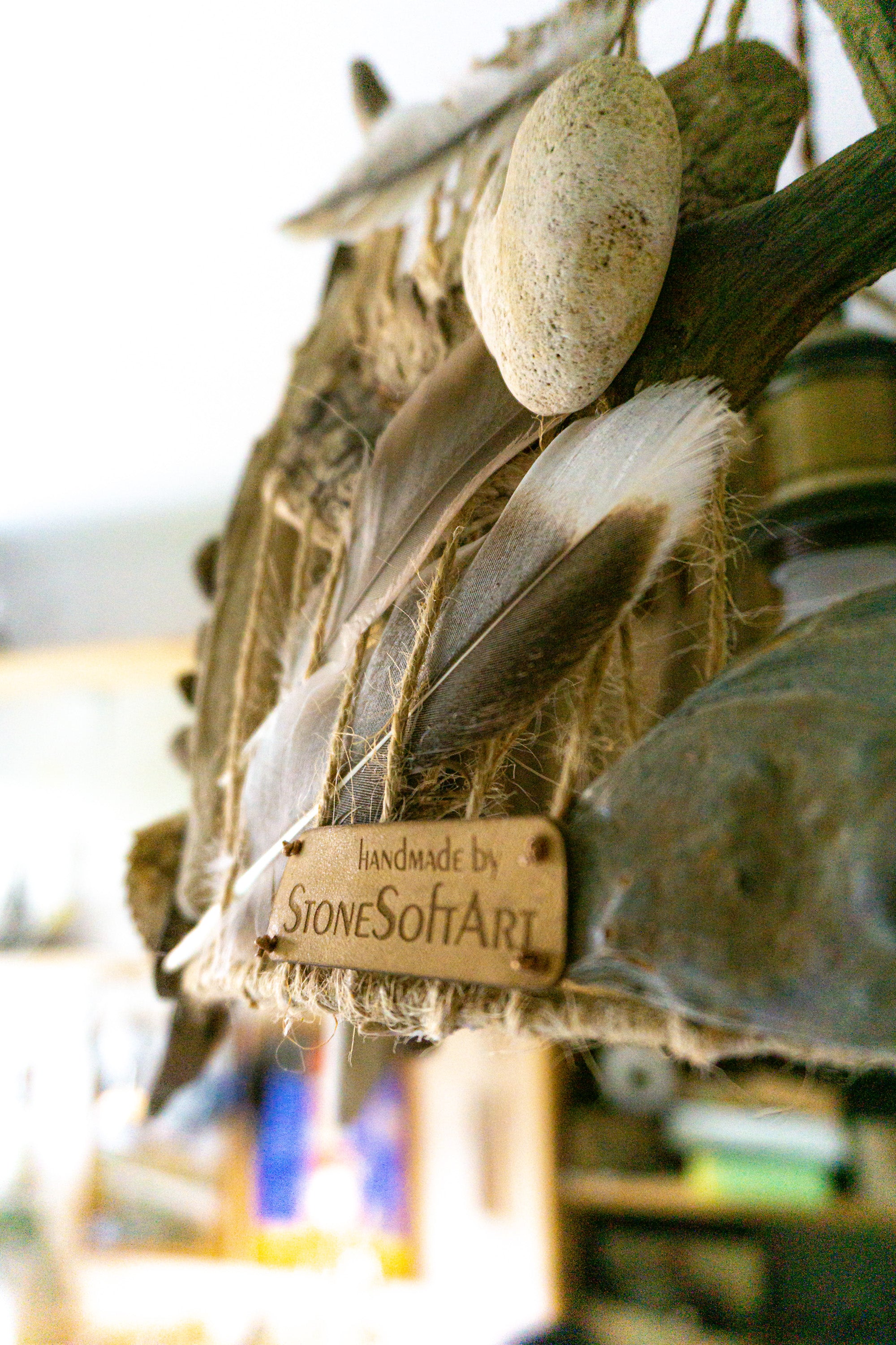 Unique DRIFTWOOD PENDANT LIGHT 'Stockholm', hand-crafted ceiling lamp