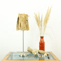 Slim Accent Driftwood Table LAMP 'AURI' with Metal Base