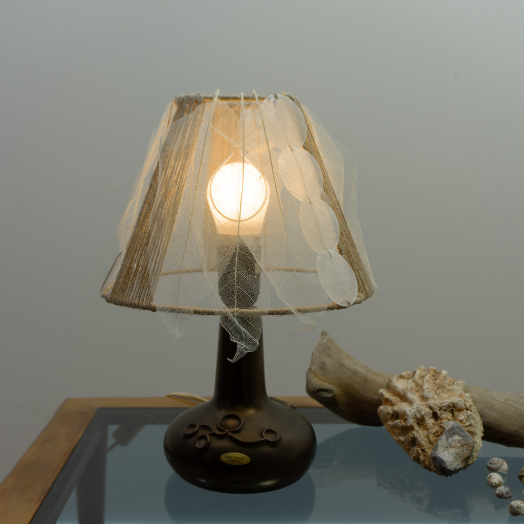 LIV Handcrafted Table Lamp – Handcrafted Accent Light with Danish Ceramic Base