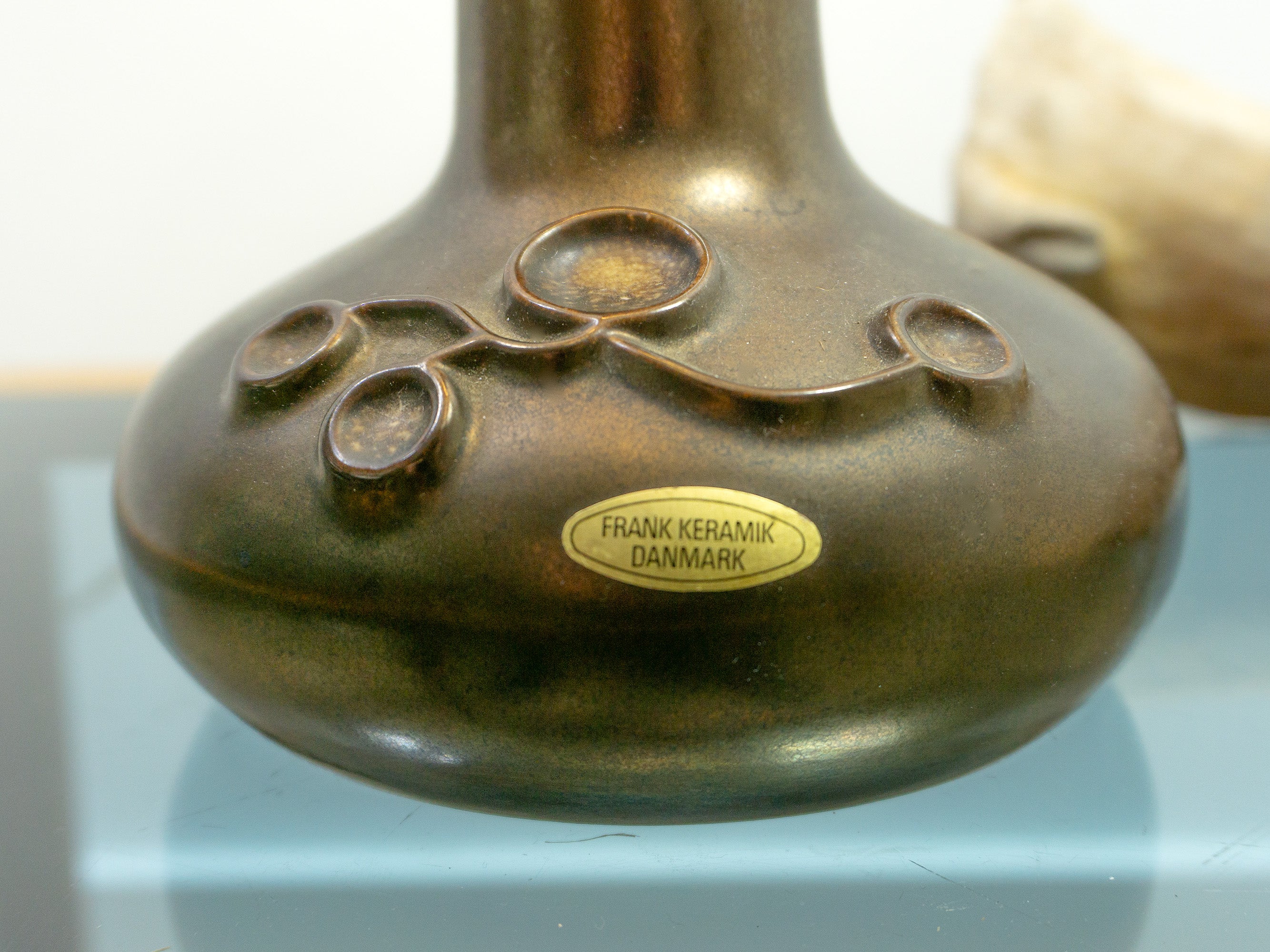 LIV Handcrafted Table Lamp – Handcrafted Accent Light with Danish Ceramic Base