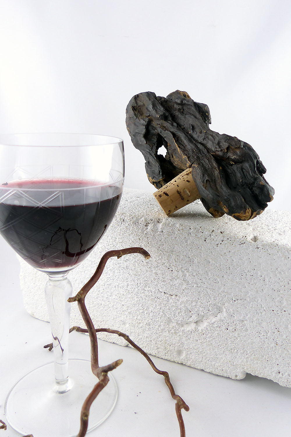 Driftwood Wine BOTTLE CORK #12, handcrafted eco friendly kitchenware gift