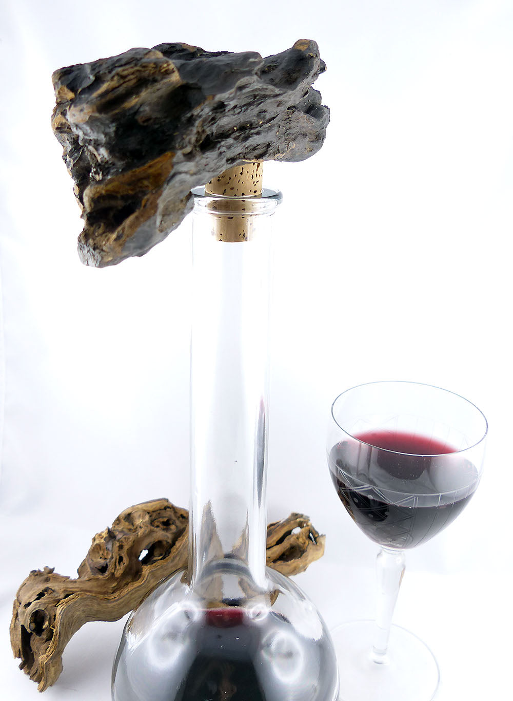 Driftwood Wine BOTTLE CORK #12, handcrafted eco friendly kitchenware gift