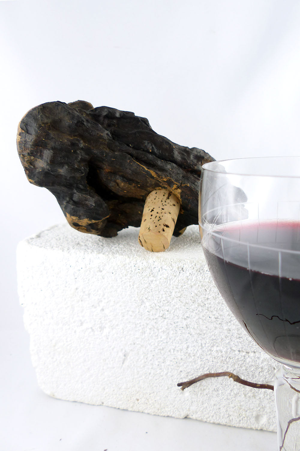 Driftwood Wine BOTTLE CORK #12, handcrafted eco friendly kitchenware gift