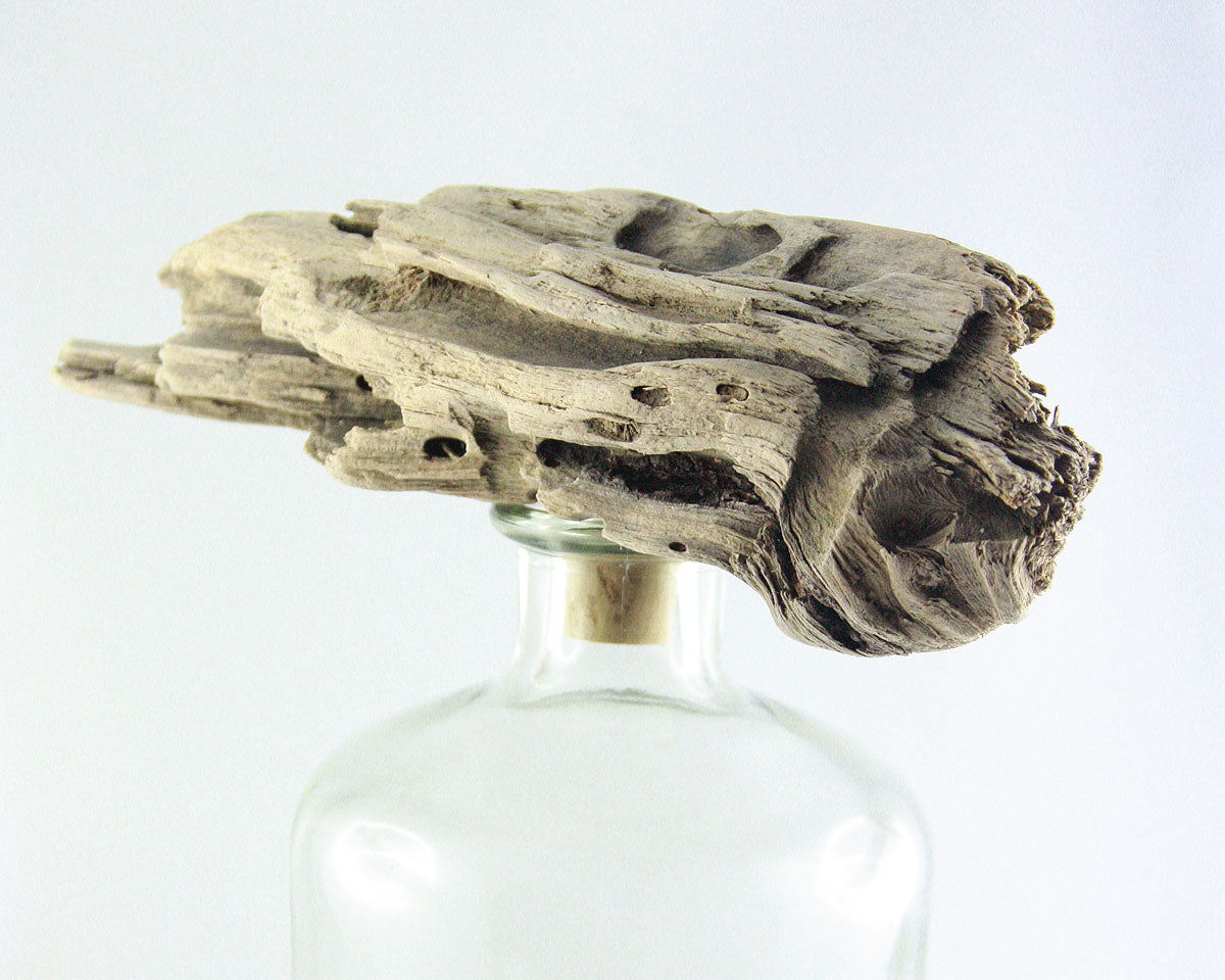 XXL Driftwood Wine BOTTLE CORK #14, handcrafted eco friendly reclaimed wood