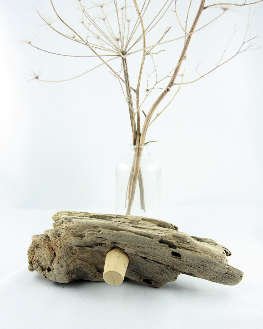 XXL Driftwood Wine BOTTLE CORK #14, handcrafted eco friendly reclaimed wood