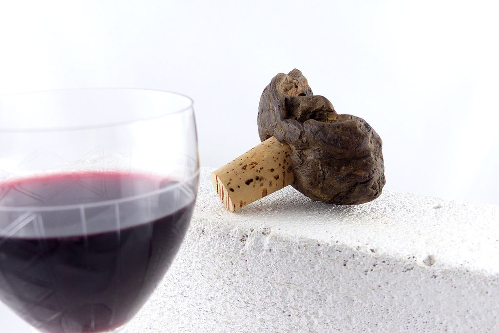 Wine BOTTLE CORK #11 with DRIFTWOOD handle, handcrafted eco friendly gift