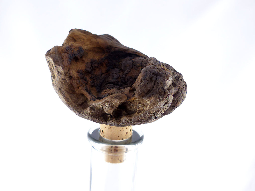 Wine BOTTLE CORK #11 with DRIFTWOOD handle, handcrafted eco friendly gift