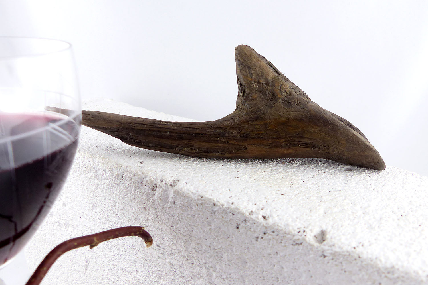 Wine BOTTLE CORK #9 with DRIFTWOOD handle, handcrafted eco friendly gift