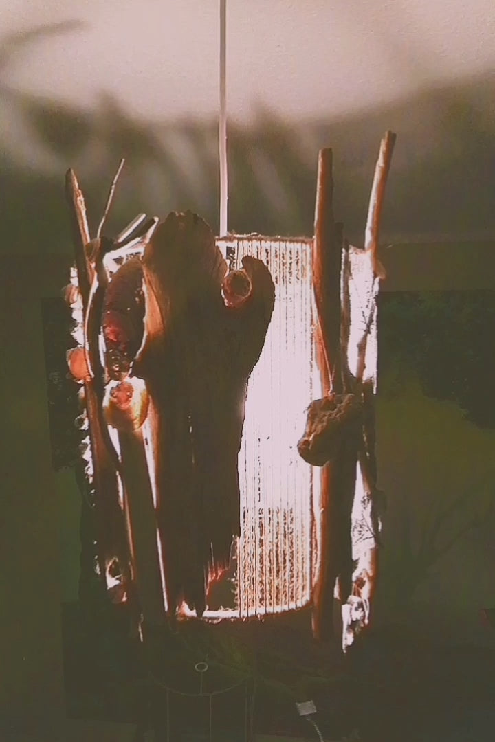 One-of-a-kind artisanal design lamp 'Skagen' DRIFTWOOD PENDANT LIGHT