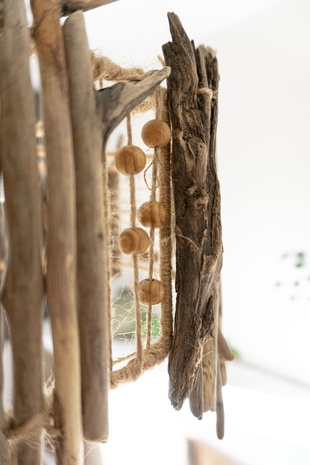 Unique DRIFTWOOD PENDANT LIGHT 'Oslo', hand-crafted ceiling lamp by StoneSoftArt